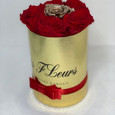 ETERNITY BOX- Gold and Red