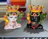 COPPIA TESTE DI MORO BY CALTAGIRONE
